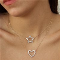 Collana Rue des Mille Donna Stardust Planet in Argento Zirconia GRZ-006CASTSTEAU - GRZ-006CASTSTEAU